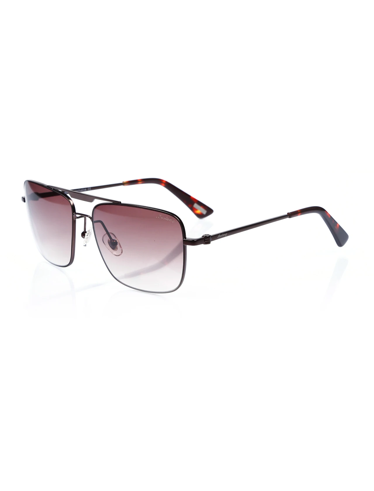 

Men's sunglasses mu 1902 05 metal Brown organic square square 60-16-135 mustang