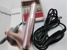 Taladro eléctrico para uñas, máquina de manicura de 20000 RPM, cortador de molino de carga USB para manicura, lima de uñas, herramientas de pedicura