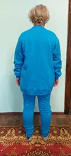 Outfits Women Tracksuit Sweatpants-Set Tops Two-Piece-Set Blue Cotton And Solid MEIYANGYOUNG