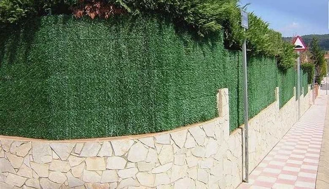 GARBRIC. SETO ARTIFICIAL FINO STANDARD. VERDE BI-COLOR 1,5X3 M. SETO  ARTIFICIAL PARA VALLA SETOS