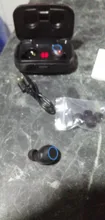 Auriculares TWS con Bluetooth 5,0, cascos inalámbricos con cargador de 3500mAh, estéreo 9D, deportivos, resistentes al agua, con micrófono