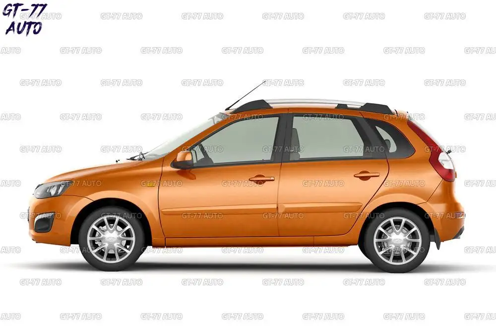Рейлинги на крышу для Lada Kalina HB 2013- багажные системы материал алюминиевый сплав и заглушки АБС пластик Стайлинг тюнинг