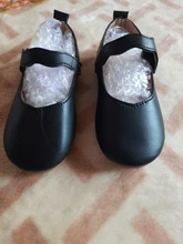 Zapatos básicos Mary Janes para niñas, zapatillas informales antideslizantes, de cuero, color negro