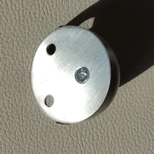 NAIERDI-Tope de puerta de goma de acero inoxidable, soportes de puerta ocultos sin perforación, sin clavos, montado en el suelo, Tope de puerta