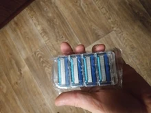 4 unids/lote cuchillas de afeitar 5 capas de cuchilla de afeitar para Gilettee de energía de fusión de afeitar BladesFor Gillette Proglide máquina