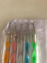 5 uds lápiz pluma punteada de cera lápiz-diamantes de imitación adhesivos gemas de recogiendo Picker consejos herramientas bricolaje salón de uñas arte