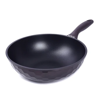 

Aluminum wok Korea wok with nonstick greblon C3 + peek diameter 30 cm, kww3023gr