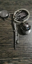 PUBG-Llavero Playerunknowns Battlegrounds, mochila, armadura, casco, Pan 98k, llavero con anilla, joyería del ejército