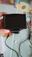 5 o 4,3 pulgadas Monitor de coche TFT LCD o 5 AHD Digital de Pantalla 16:9 2 de entrada de vídeo o con cámara de visión trasera inversa para el estacionamiento