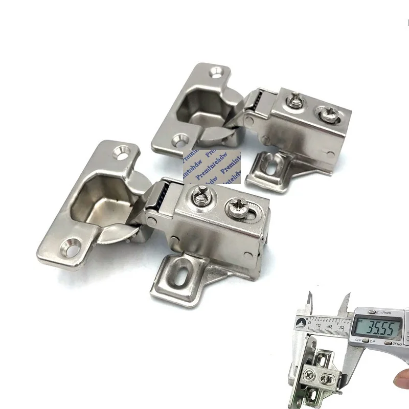 10Pcs/Lot American Face Frame Cupbpard Cabinet Furniture Hinge Regular Soft Close Short Arm Galianconism 5/8" 1/2" Overlay JAH 