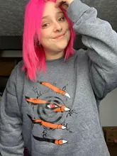 Sudadera con capucha y cuello redondo para hombre, prenda deportiva masculina de chándal con estampado de Anime Harajuku, ropa de calle de gran tamaño con cuello redondo