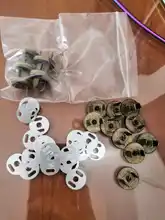 (10 set/lote) 14mm-18mm magnética botones imán bolsas adsorción automática hebilla de Metal botones broches cartera botones