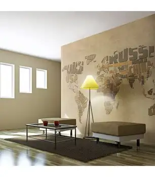 

Photo Mural-map of explorers