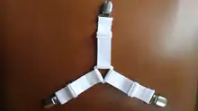 4 unids/set elástico hoja de cama pinzas cinturón fijación cama pinzas para hojas de colchón de mantas de Textiles para el hogar organizar Gadgets