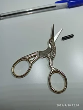 Tijeras de acero inoxidable de colores para manualidades, 1 Uds.