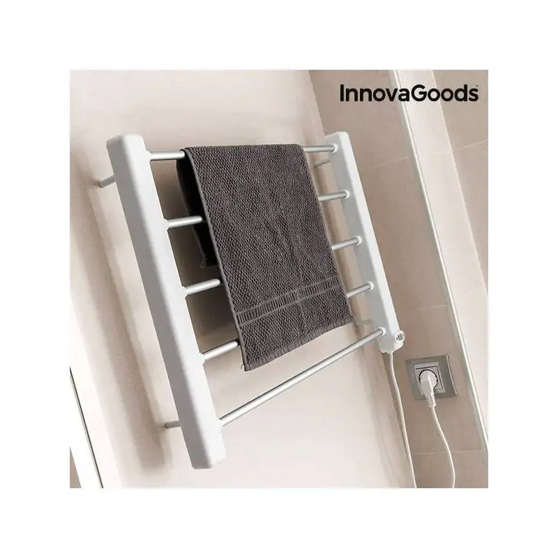 Электрический Полотенцесушитель настенный InnovaGoods 65 Вт белый серый(5 бар