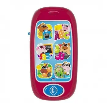 

Chicco Smartphone bilingual 24 activities, numbers and words, red color