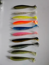 Wobbler Silicone Bait Spinnerbait-Accessories Streamer Soft-Lure Shad Sea Worm 50pcs/Lot