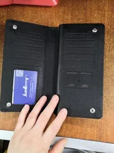 Bolso de mano para Hombre, Billetera larga, tarjetero, de cuero