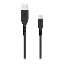 USB A to USB C Cable Black