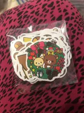 10/50/100 unids/set Kawaii Rilakkuma oso pegatinas con dibujos animados para guitarra DIY juguete bicicleta portátil monopatín equipaje Decoración