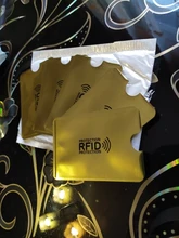 Anti Rfid de aluminio para hombre, billetera con bloqueo de lector, tarjetero para tarjetas bancarias, Banco de identificación, funda protectora de Metal para tarjetas de crédito, NFC, 6x9cm