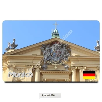 

"Munich, Germany. Souvenir magnet vinyl (size: 54x86mm). Free shipping. Fridge magnet.