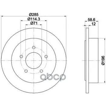 

Disc brake rear. Explorer (u _) Explorer (U2) Explorer Mintex art. mdc1335