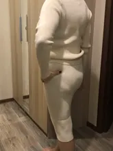 Skirt Suit Knitting MVGIRLRU Two-Piece Women's Sweater Costume