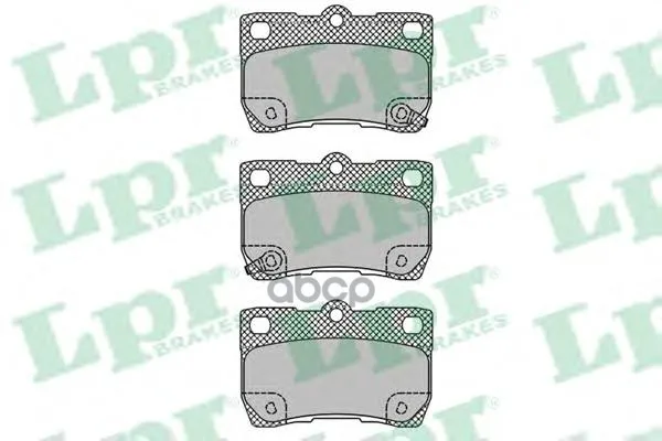 Колодки Тормозные Lexus Gs 3.0-4.6 05-/Is 2.2-2.5 05- Задние Lpr 05p1407 Lpr арт. 05P1407