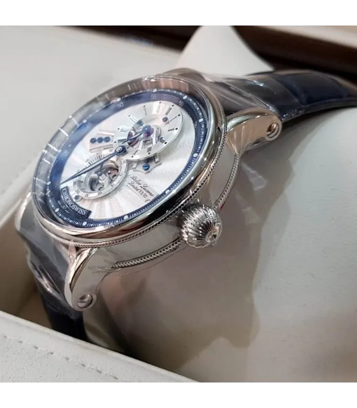 CHRONOSWISS часы Летающий регулятор открытый механизм Ограниченная серия 35 CH-8753-SIBL