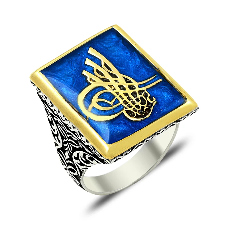 

925 Silver Classic Ottoman Rings for Men