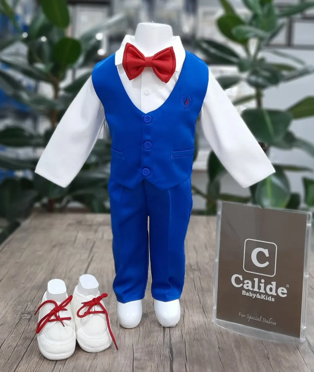 

Baby Boys Clothing Newborn Wedding Marriage Costum Suit Tuxedo Baptism Set Shirt Vest Bow Tie Shoes 7 Piece 3 - 6 Months 62 cm