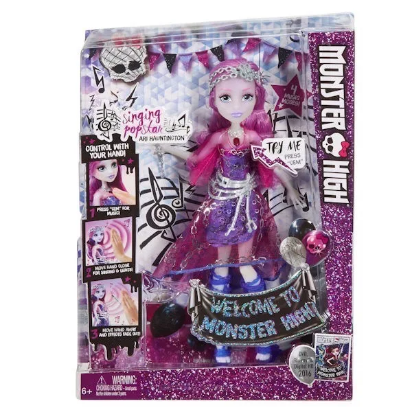 MONSTER HIGH. Кукла поющая попзвезда "Школа монстров"