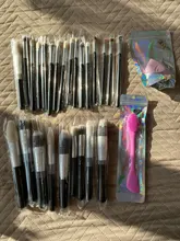 Makeup-Brushes-Set Eyeshadow Blush Hair-Foundation-Powder Jessup Professional Natural