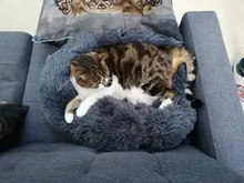 Cat-Mat Sofa Kennel Sleeping-Bag Dog-Cushion Pet-House Kitty Comfortable Round Plush