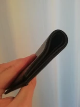 Baellerry-cartera corta plegable de piel sintética para hombre, monedero, titular de la tarjeta de embrague, billetera ajustada de negocios lisa