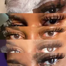 SEXYSHEEP-pestañas postizas 3D naturales, Kit de maquillaje, extensión de pestañas de visón, 8/20 pares, 15-20mm, venta al por mayor