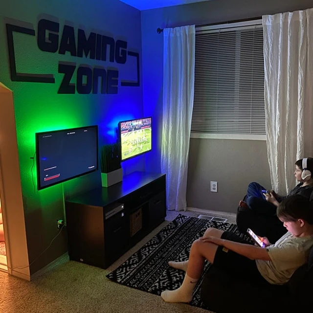 Gamer room decor, Gaming Zone, Gamer Zimmer Zeichen