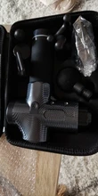 Pistola de masaje de percusión de tejido profundo, masajeador muscular para aliviar el dolor, 30 velocidades, pantalla táctil LCD, pistola de Fascia, masajeador corporal eléctrico
