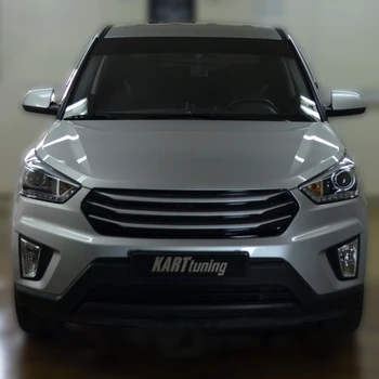 

Grille kart for Hyundai Creta mask mesh ABS plastic without badge tuning