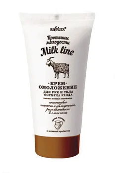 

Belita cream-rejuvenation for hands and body proteins youth milk line