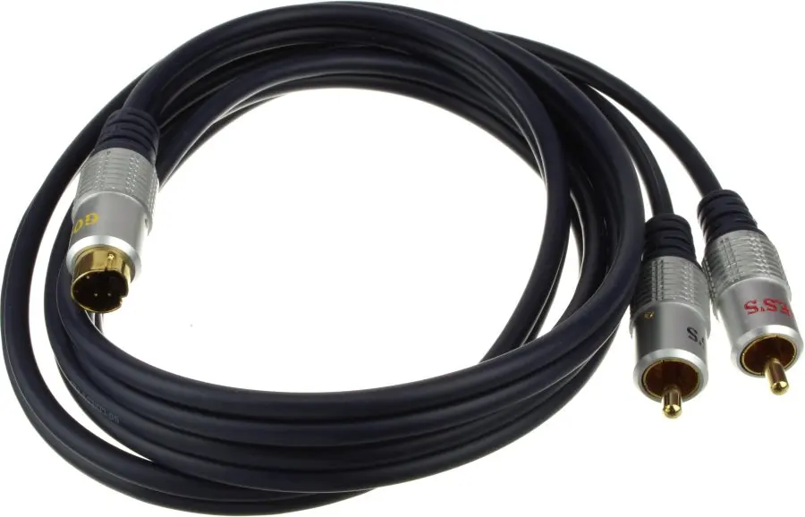 Шнур 2RCA-SVHS 1.5м LUX |