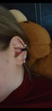 Pendientes Punk Rock para mujer, 1 Uds., Clip de cartílago, envoltura sin Piercing, accesorios de joyería