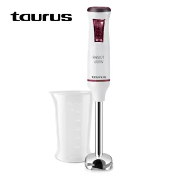 

Hand Mixer Taurus Robot 600, 600 W, 20 speeds, Turbo Function, stainless steel blade.