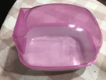 Animal-Accessories Container Hamster Bath-House Sand Small Non-Slip Clear 1PCS Rectangle