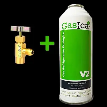 

BOTTLE GASICA V2 + KEY service (R22,R407C,RT410A) 255GR