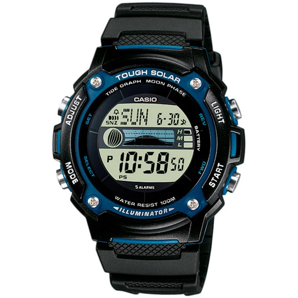 Наручные часы Casio W-S210H-1A мужские цифровые