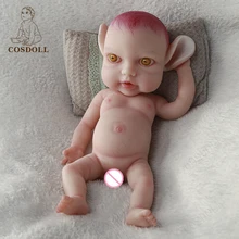  Silicone Baby Doll Soft Platinum Silicone Baby Dolls Handmade Newborn Baby Girl Doll High price producs -COSDOLL 
