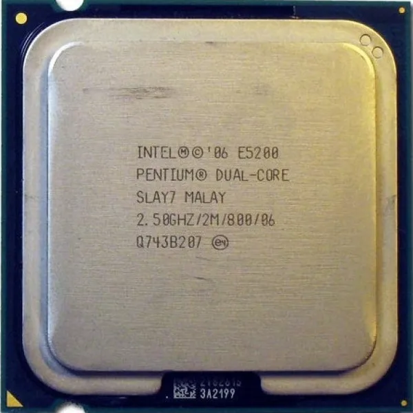 б/у процессор сокет 775 Intel Pentium Dual-Core E5200 2 5/2/800 SLAY7 | Компьютеры и офис
